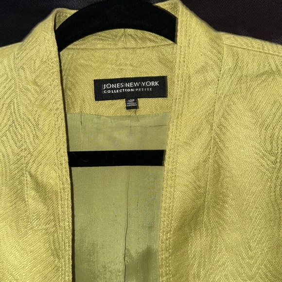 Green maze print blazer - Picture 2 of 7